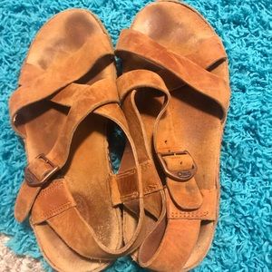 Tan Chaco sandals